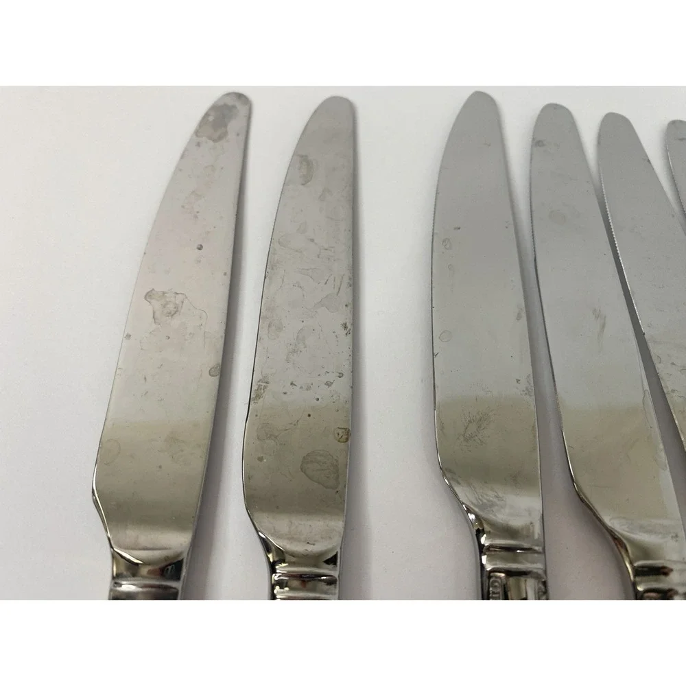 Mikasa Sinclair-Belvedere Stainless Oval Dinner Knives Set Of 8